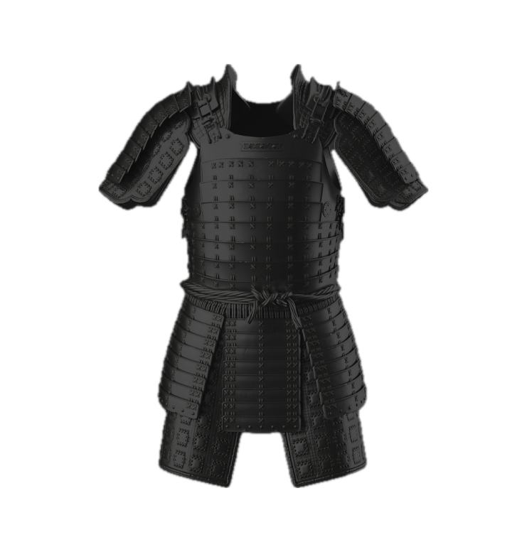 0934 - Black Dragon chest piece